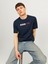JJECORP LOGO TEE PLAY SS Lacivert Erkek Kısa Kol T-Shirt 4