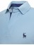 Erkek Mavi Triko Yaka Garnili Polo T-Shirt 3