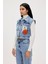 Joanne Blue Kadın Denim Yelek 2