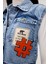 Joanne Blue Kadın Denim Yelek 4