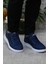 Dks 2004 Mavi Hafif Rahat Keten Sneaker Erkek Ayakkabı 2