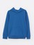 Kapüşonlu Basic Uzun Kollu Erkek Çocuk Sweatshirt 1