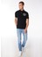 Baskılı Siyah Erkek Polo T-Shirt M1110349A02A_APPLIQUE Classıc Fıt P 2