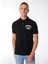 Baskılı Siyah Erkek Polo T-Shirt M1110349A02A_APPLIQUE Classıc Fıt P 4