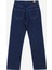 Yüksek Bel Düz Paça Straight Koyu Indigo Kadın Denim Pantolon DT10524 2