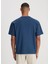 Bisiklet Yaka Indigo Erkek T-Shirt L241570TF Bisiklet Yaka T-Shirt 3