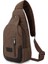 Büyük Kapasiteli Erkek Kanvas Göğüs Çantası Yeni Erkek ve Kadın Gündelik Bisiklet Açık Hırsızlık Önleyici Omuz Crossbody Çanta (Yurt Dışından) 1