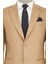 Slim Fit Desensiz Geniş Yaka Taba Erkek Yün Ceket - Wessi 2