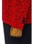 Leopar Desenli Slim Fit Dik Yaka Bordo Erkek Balo Ceketi - Wessi 4