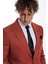 Düz Slim Fit Spor Bordo Erkek Ceket - Wessi 5