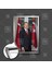 Recep Tayyip Erdoğan Cumhurbaşkanı Reis Türk Bayrağı Çerçeveli Dikey Kanvas Tablo 4