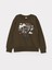 Bisiklet Yaka Baskılı Uzun Kollu Erkek Çocuk Sweatshirt 1
