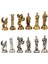 Ggs Grandgiftstore-Metal Satranç Taşı Pegasus Mitolojik Yüksek Kalite Küçük Satranç Taşı Floklu Sünger Taş Haznesi 1