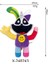 JeaLove 34CM Gülümseyen Critters Haşhaş Bebek Korku Oyuncak Peluş (Yurt Dışından) 2
