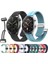 Gear S3 Krd-84 22MM Uyumlu Kordon Zore Mor 3