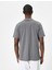 Basic Tişört Bisiklet Yaka Kısa Kollu - Koton - 4SAM10281HK - Gri - M 4