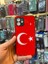 iphone 12 Uyumlu Bayrak Desenli Cam Kılıf 1