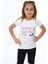 Angelos Girls Kız Çocuk Yazı Baskılı 2'li T-Shirt 3-13 Yaş ZU109 3