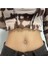 Cerrahi Çelik Kelebek 316 L Göbek Piercing Zirkon Taşlı Sallantılı Belly Button Model Paslanmaz 2