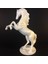 At Heykeli Figürü - Beyaz - Sert Plastik - ( 18 Cm ) 3