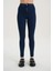 Janie Yüksek Bel Koyu Mavi Cepsiz Jegging Jean Pantolon C 4520-044 2
