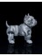 Hareketli American Buldog Şirin Köpek Oyuncak 17 cm (Büyük Boy) 3