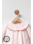 Mini Princess Kız Bebek Elbise Jakarlı Örme Kumaş 6-9-12 Ay 6 Ay - Pembe 2