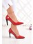 Gowa Kırmızı Rugan Klasik Stiletto 1