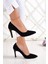 Gowa Siyah Süet Klasik Stiletto 1