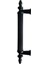 Plastik Siyah Kulp Mobilya ve Dolap KULBU(SİYAH)(96MM - 128MM - 160MM) 2