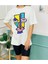Kadın Yüzü Desenli T-Shirt 1