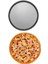 2'Li Set Siyah 45 X 65 Cm Silikon Hamur Açma Matı Ve Pizza Tepsisi 32 Cm 5