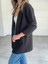 Fuşya Blazer Ceket Siyah - L 3