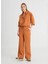 Normal Bel Geniş Fit Kahve Kadın Pantolon W241596220-LOOSE Pantolon 1