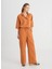 Normal Bel Geniş Fit Kahve Kadın Pantolon W241596220-LOOSE Pantolon 2
