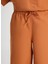 Normal Bel Geniş Fit Kahve Kadın Pantolon W241596220-LOOSE Pantolon 3