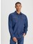 Regular Fit Koyu Lacivert Erkek Denim Gömlek L241513401 Uzun Kollu Jean Gömlek 3