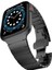 Apple Watch Baklalı Balık Paslanmaz Çelik Kordon (42mm / 44mm / 45mm / 49mm /SE/Ultra Uyumlu) Siyah 1