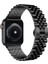 Apple Watch Rolex Stil Çelik Kordon (42mm / 44mm / 45mm / 49mm /SE/ Ultra Uyumlu) Siyah 2