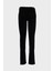 Sydney Siyah Yüksek Bel Patı Fermuarlı Slim Straight Jean Pantolon C 4529-066 2