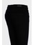Sydney Siyah Yüksek Bel Patı Fermuarlı Slim Straight Jean Pantolon C 4529-066 3