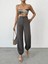 Kadın Paçası Lastikli Pantolon PANT4149 1