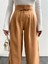 Kadın Pile Detaylı Bağlamalı Pantolon PANT7755 4