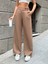 Kadın Kemer Detaylı Bol Paça Pantolon PANT7316 3
