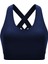 Kadın Çarpraz Sırt Detaylı Criss Cross Kaplı Yoga Egzersiz Fitness Spor Sütyeni 4