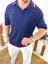 T-Shirt Nefes Alabilen Polo Yaka Terletmez Pamuklu Örme Tişört Oversize Triko Tshirt 2
