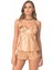 Beruflic Gold Saten Babydoll Şort Takımı 1