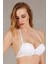 Boyundan Bağlama Sırtı Şeffaf Balenli Desteksiz Sütyen 3747 3