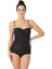 Siyah Emay 2723 Lazer Kesim Göğsü Açık Slip Korse 1