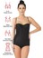 Siyah Emay 2723 Lazer Kesim Göğsü Açık Slip Korse 4